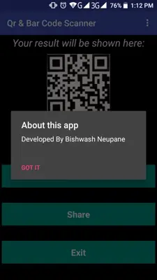 Qr & Bar Code Scanner android App screenshot 0