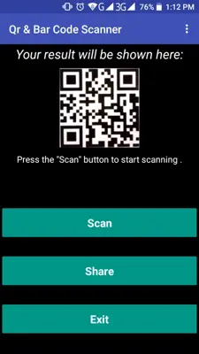 Qr & Bar Code Scanner android App screenshot 1